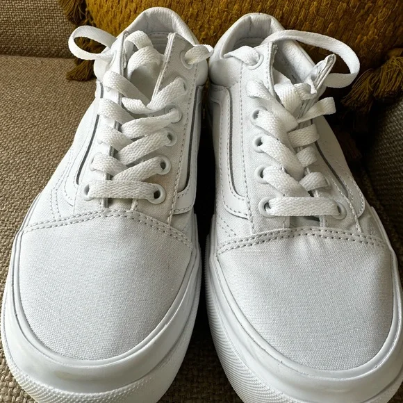 White Platform Sneakers - Picture 8 of 15